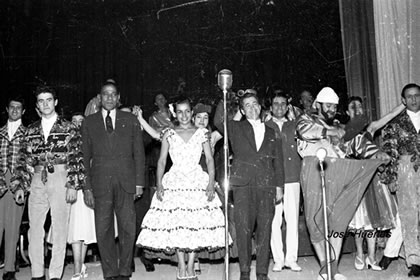 Antonio Mach&iacute;n, Juanito Valderrama y Emilio el Moro