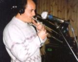 Pepe Garc&iacute;a tocando su tromb&oacute;n